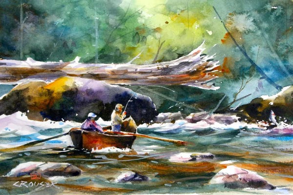 Fishing: In the Boat II by Dean Crouser