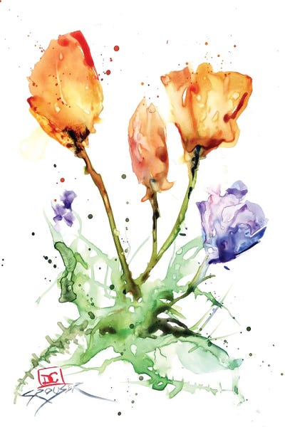 Flowers by Dean Crouser canvas print