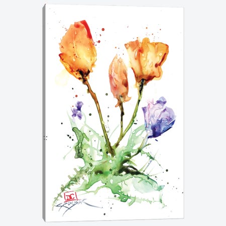 Flowers Canvas Print #DCR200} by Dean Crouser Art Print