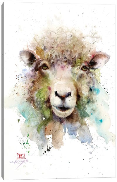 Sheep Canvas Art Print - Dean Crouser
