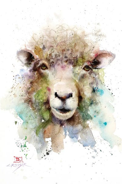 Modern Farmhouse Living Room: Sheep by Dean Crouser