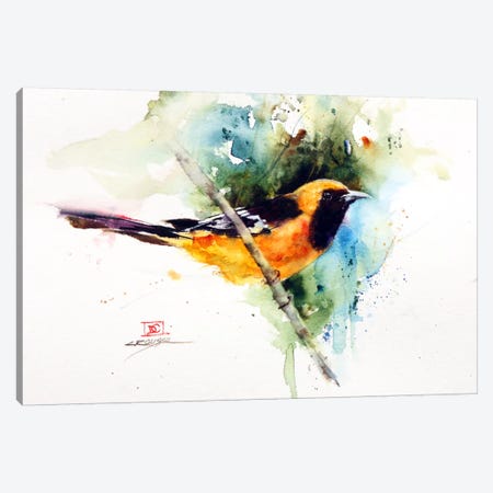 Orange Bird Canvas Print #DCR21} by Dean Crouser Canvas Print