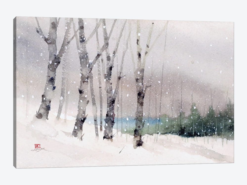 Winter Hillside by Dean Crouser 1-piece Canvas Art Print