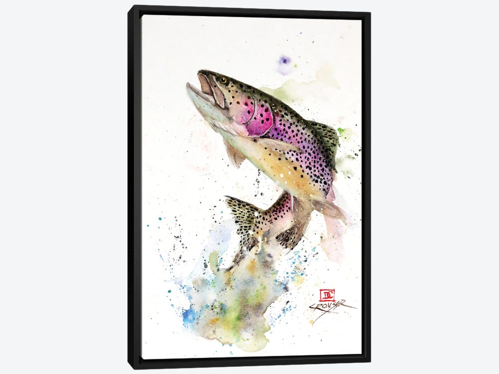 Jumping rainbow Trout Metal Print by Art Galaxy - Pixels