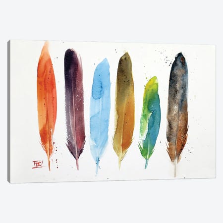 Feathers Canvas Print #DCR224} by Dean Crouser Canvas Artwork