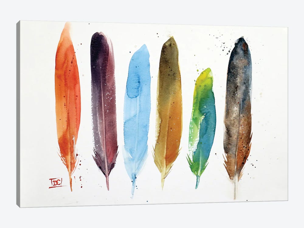 Feathers by Dean Crouser 1-piece Art Print