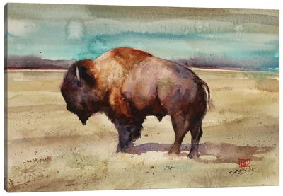 Renegade Canvas Art Print - Bison & Buffalo Art