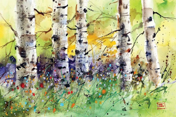 Birch Trees: Spring Trees by Dean Crouser