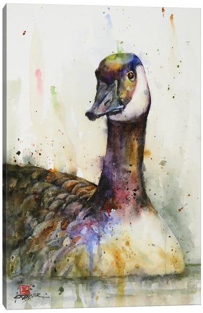 Canada Goose Canvas Art Print - Cabin & Lodge Décor