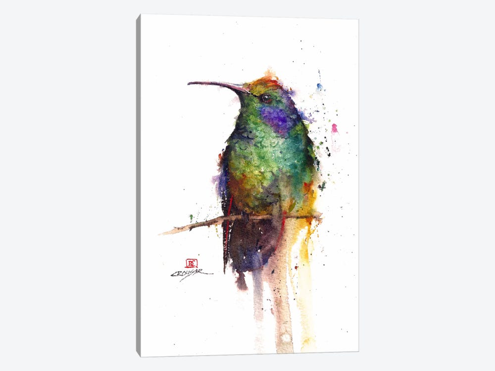 Green Bird by Dean Crouser 1-piece Canvas Print