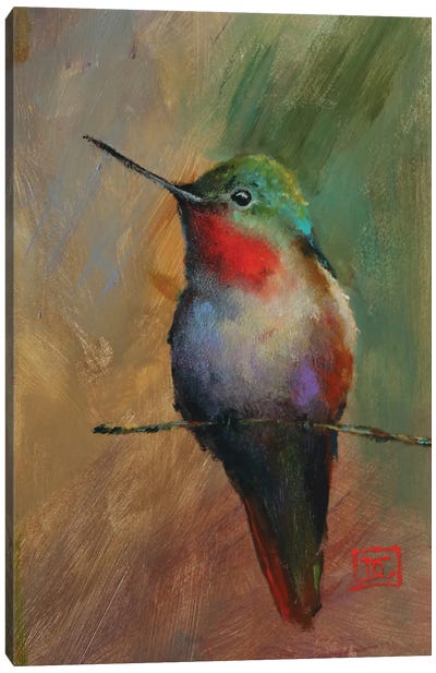 Glory Canvas Art Print - Hummingbird Art