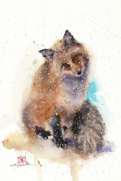 Lakehouse Décor: Winter Fox by Dean Crouser