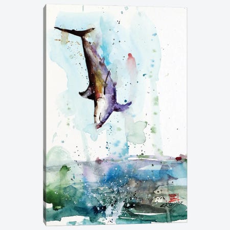 Mako Shark Canvas Print #DCR238} by Dean Crouser Canvas Art