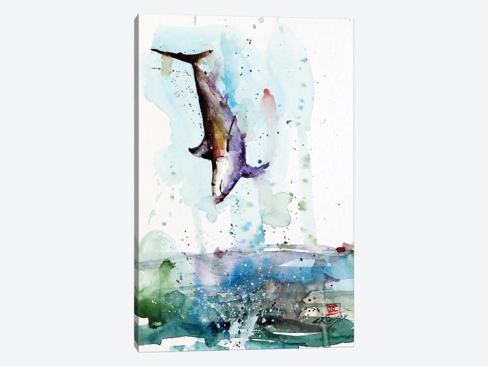 Mako Shark by Dean Crouser 1-piece Canvas Artwork