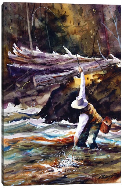 Almost There Canvas Art Print - River, Creek & Stream Art