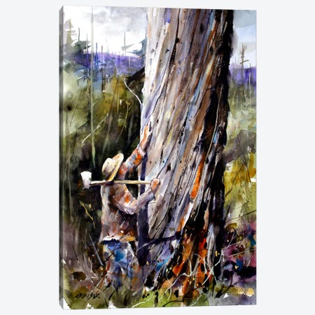 Man VS Nature Canvas Print #DCR23} by Dean Crouser Canvas Print