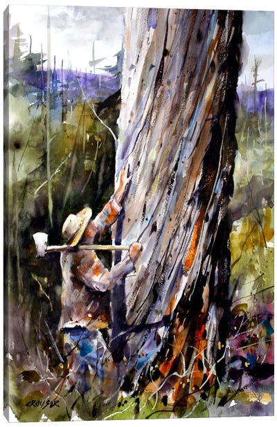 Man VS Nature Canvas Art Print - Dean Crouser