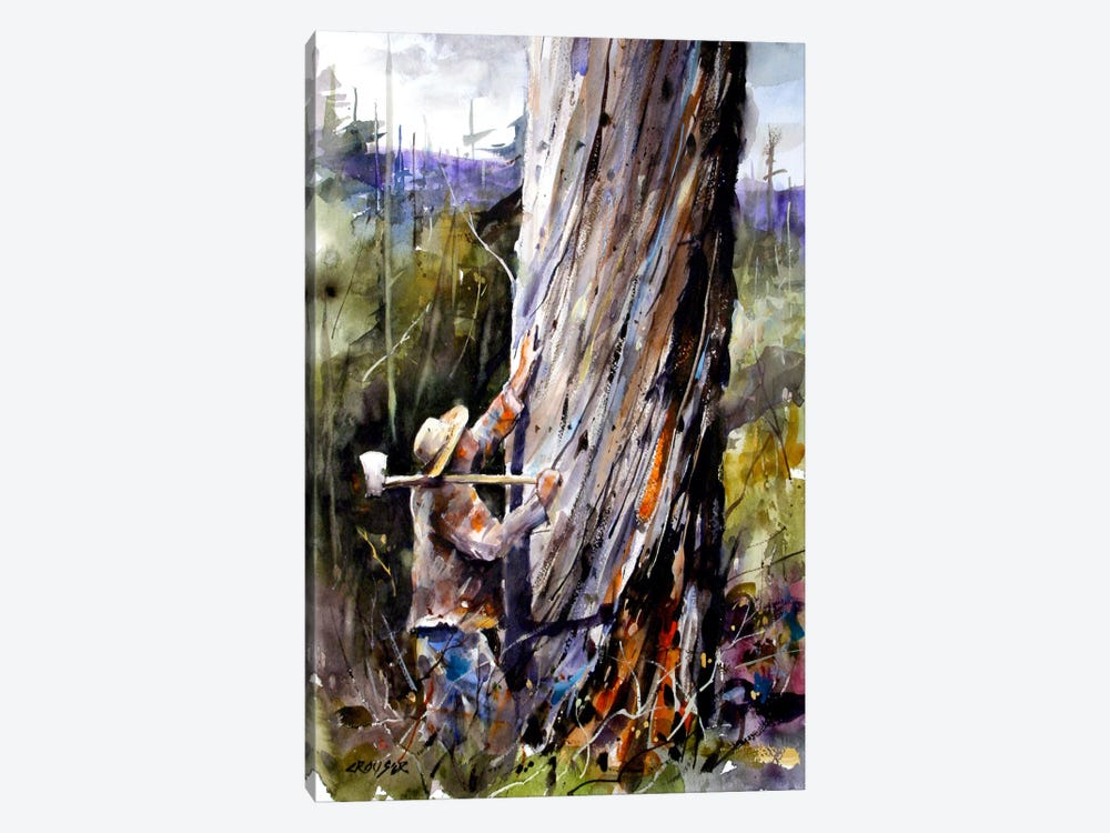 Man VS Nature by Dean Crouser 1-piece Canvas Wall Art