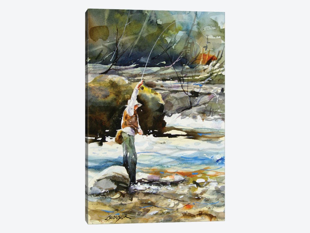 In The Fast Water by Dean Crouser 1-piece Art Print