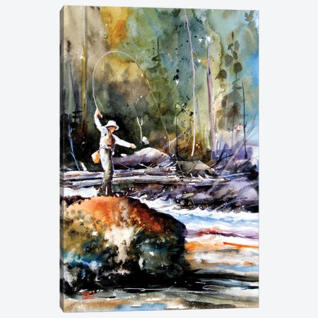 Upper River Canvas Print #DCR241} by Dean Crouser Art Print