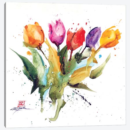 Tulips Canvas Print #DCR244} by Dean Crouser Canvas Wall Art