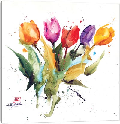 Tulips Canvas Art Print - Dean Crouser