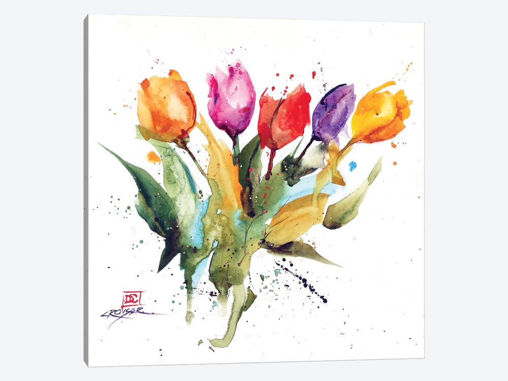 Tulips by Dean Crouser 1-piece Canvas Print