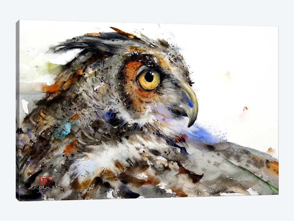 Owl II by Dean Crouser 1-piece Canvas Artwork