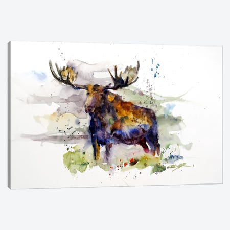 Elk Canvas Print #DCR29} by Dean Crouser Canvas Art Print