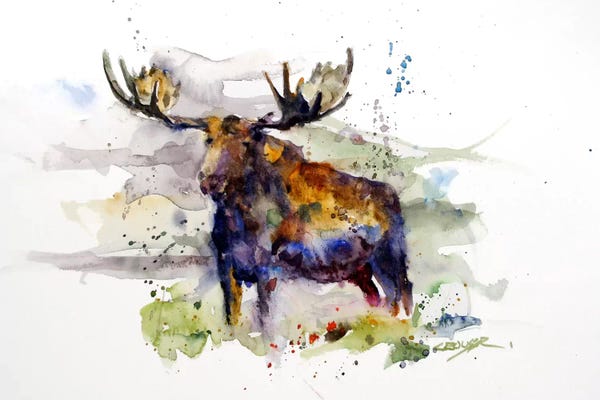 Kids Animal Art: Elk by Dean Crouser