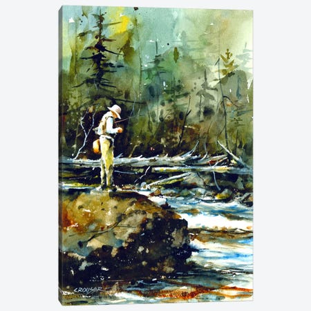 Fishing in the Wild II Canvas Print #DCR30} by Dean Crouser Canvas Wall Art