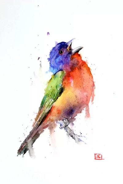 Bird (Multi-Colored) by Dean Crouser canvas print