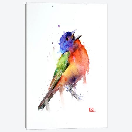 Bird (Multi-Colored) Canvas Print #DCR33} by Dean Crouser Canvas Wall Art