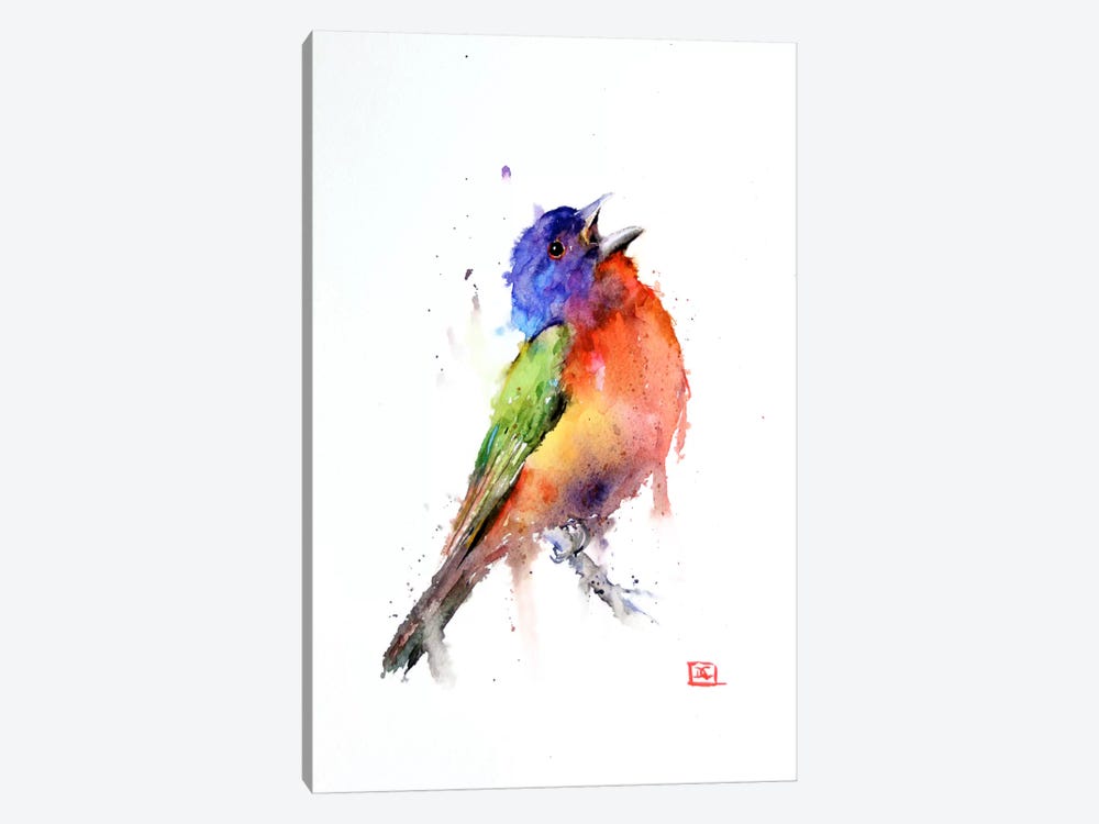 Bird (Multi-Colored) by Dean Crouser 1-piece Canvas Art Print