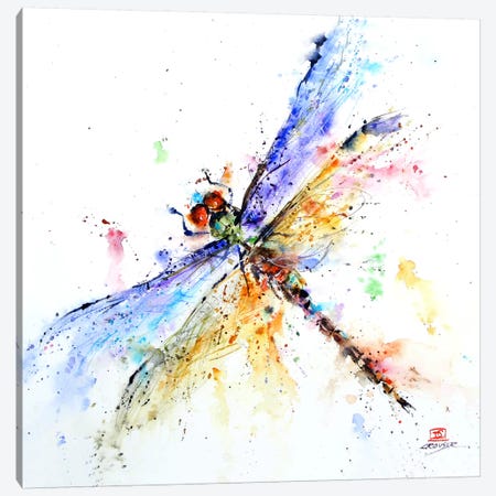 Dragonfly Canvas Print #DCR39} by Dean Crouser Canvas Artwork