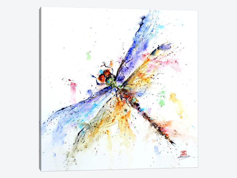 Dragonfly by Dean Crouser 1-piece Canvas Print