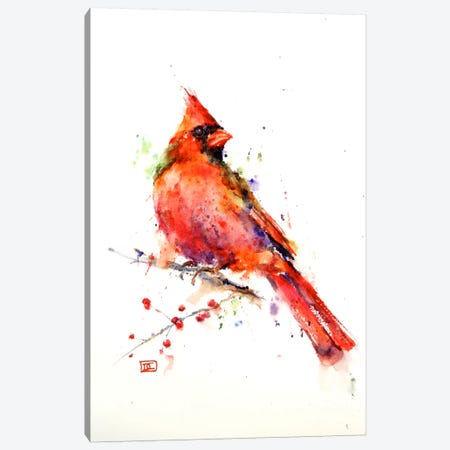 Red Bird Canvas Print #DCR3} by Dean Crouser Canvas Artwork