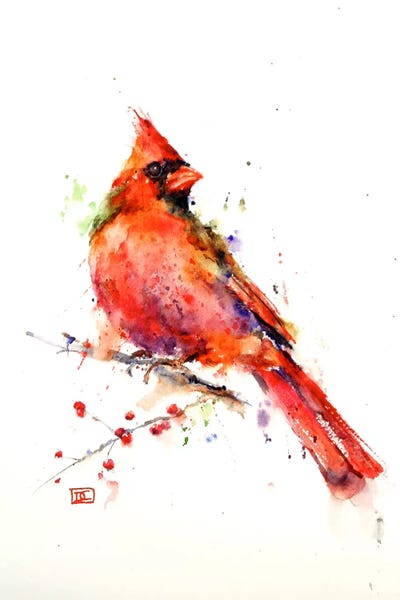 Animal Lover: Red Bird by Dean Crouser