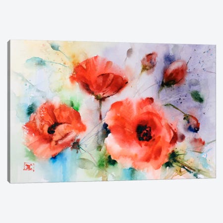 Poppies Canvas Print #DCR40} by Dean Crouser Canvas Print