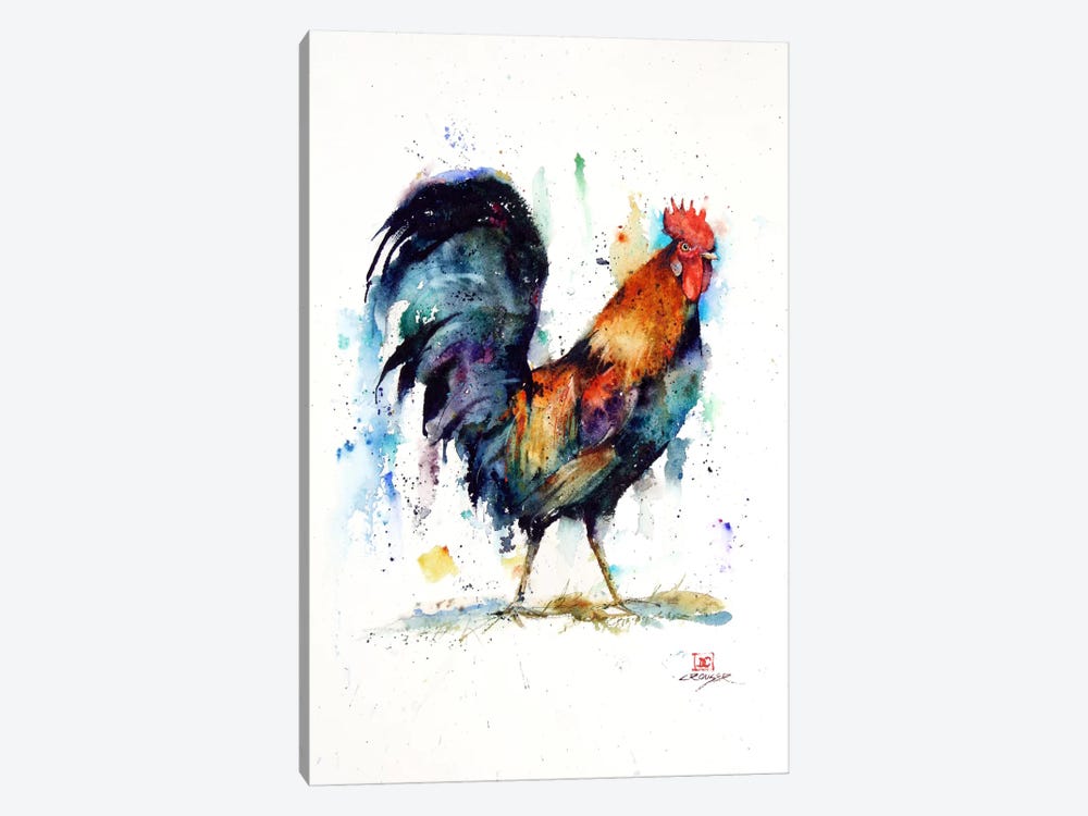 Rooster by Dean Crouser 1-piece Canvas Print