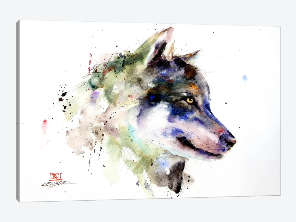 Wolf by Dean Crouser 1-piece Art Print