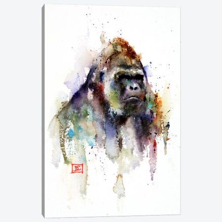 Gorilla Canvas Print #DCR49} by Dean Crouser Art Print