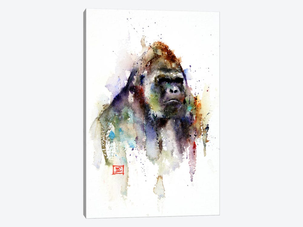 Gorilla by Dean Crouser 1-piece Canvas Artwork