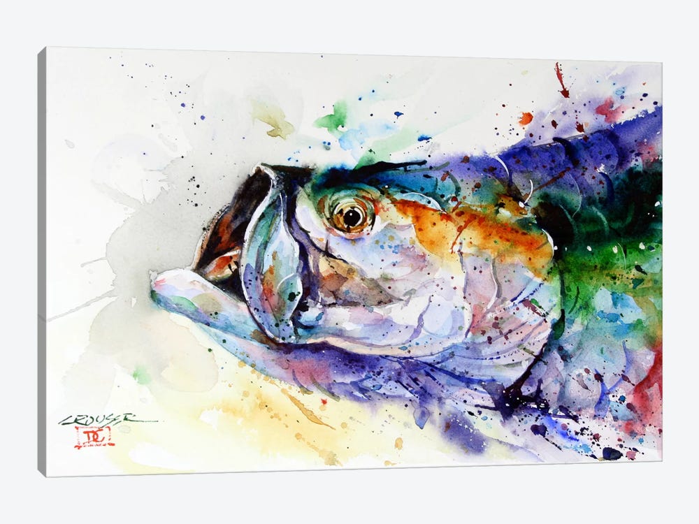 Fish by Dean Crouser 1-piece Canvas Art Print