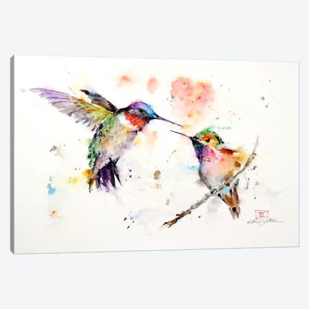Hummingbirds Canvas Print #DCR56} by Dean Crouser Art Print
