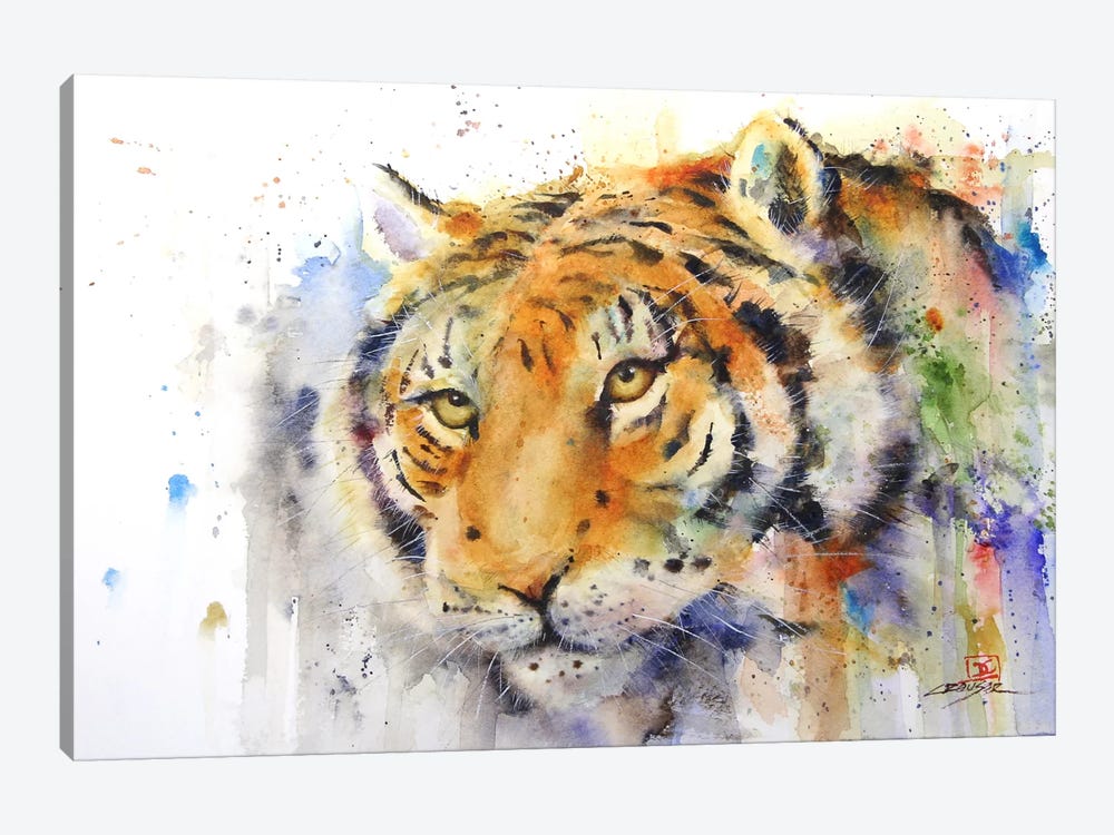 Tiger by Dean Crouser 1-piece Canvas Print