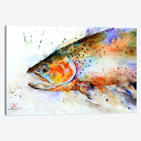 Fish (Multi-Color) Canvas Print #DCR5} by Dean Crouser Canvas Print