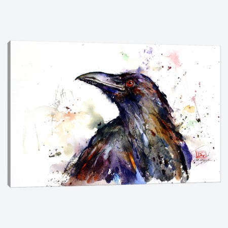 Crow Canvas Print #DCR62} by Dean Crouser Art Print