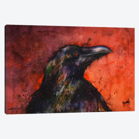 Crow II Canvas Print #DCR63} by Dean Crouser Art Print