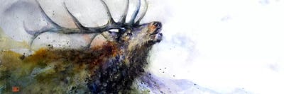 Elk II by Dean Crouser multi panel art